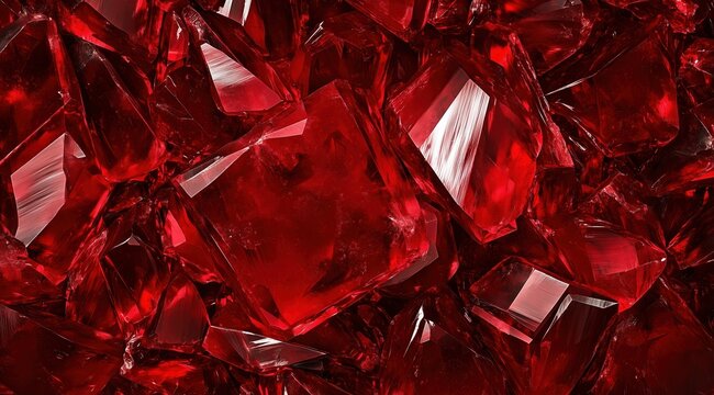Texture of precious and semiprecious stones. Amethyst red crystals. Gems. Mineral crystals in the natural environment. Red back