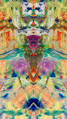 Abstract background wallpaper. Ethnic pattern. Mixtures of oil paint. Trendy hand painting canvas. Wall decor and Wall art prints Idea. 3D Texture. Art object