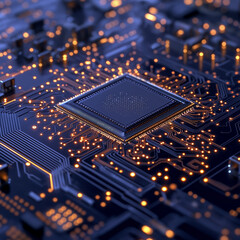 Obraz premium computer circuit board