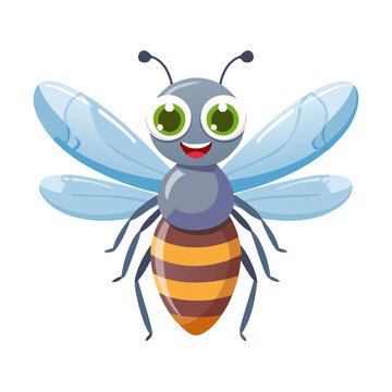 Fly Insect Bug Animal Animation Kawaii Character Pest
