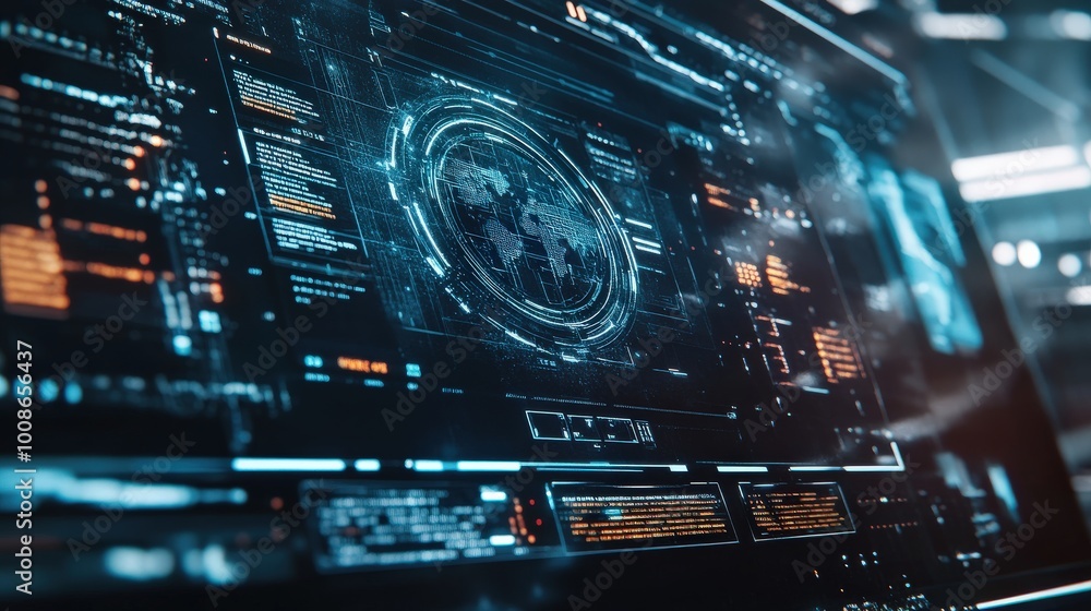 Poster a sleek digital display reveals real-time cryptocurrency metrics, focusing on bitcoin’s performance 