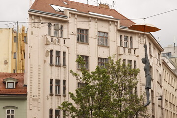 Architecture in the city of Prague, Czech Republic