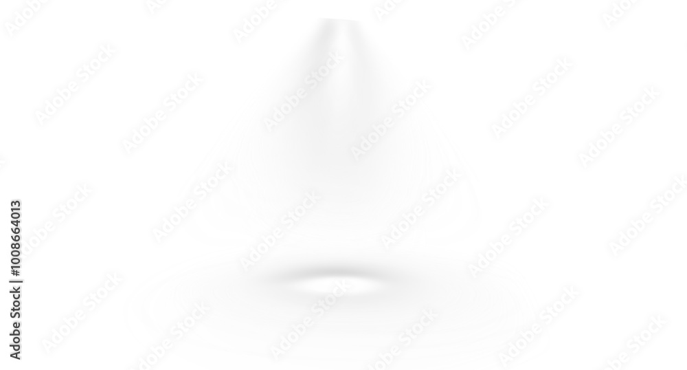 Canvas Prints artistic artificial spotlight glow on transparent background