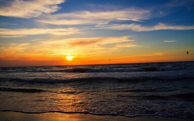 Warnemünder Sonnenuntergang