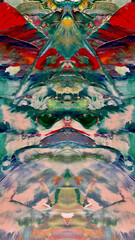 Abstract background wallpaper. Ethnic pattern. Mixtures of oil paint. Trendy hand painting canvas. Wall decor and Wall art prints Idea. 3D Texture. Art object