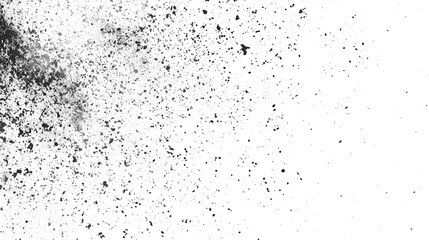 Fototapeta premium white background with black splashes.