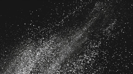 Obraz premium black background with white splashes. An elegant background for Black Friday.