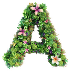 PNG  A letter green christmas festival.