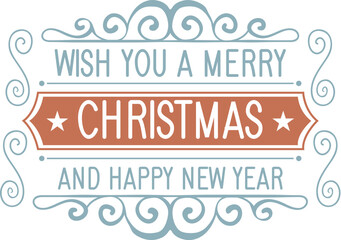 Christmas typography vintage Merry Christmas deer Peace love joy Christmas happy new year