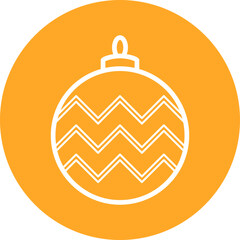 Christmas, New Year Vector Icon element, Isolated white background