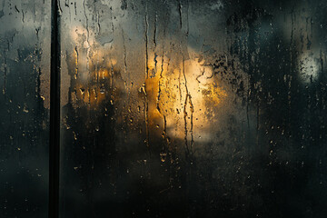 Dark moody gloomy grey autumn photos, bad rainy days weather, Generative AI, melancholy