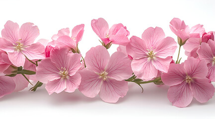 a group of pink flowers

