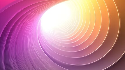 A futuristic 3D background with gradient transitions from white to soft magenta, yellow color
