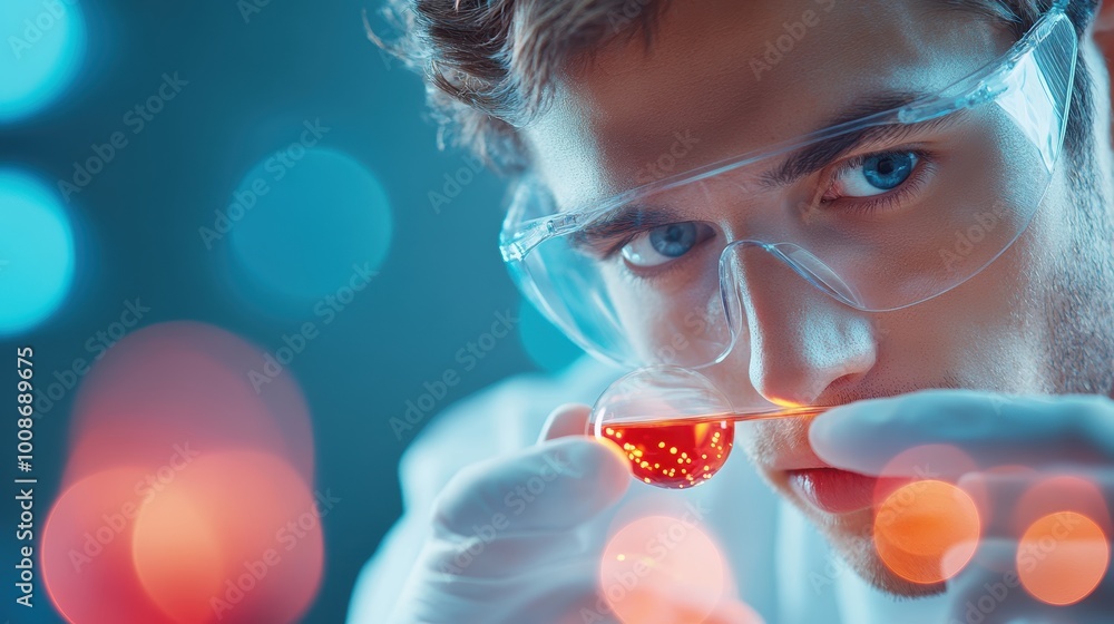 Poster a chemist uses a spectrophotometer to measure the absorbance of light by a solution, determining its