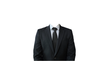 정장차림의 얼굴합성이 가능한 이력서, 면접 사진용 배경제거 사진