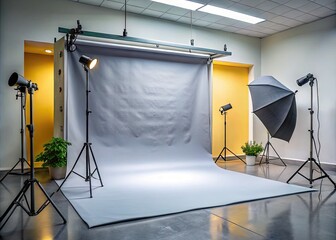 Soft Light Gray Studio Background for Creative Projects, Photography, and Graphic Design Use