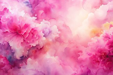 Fototapeta premium Soft Pink Watercolor Background for Creative Projects, Invitations, and Elegant Designs, Abstract Art