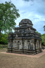 The oldest Hindu shrine at Polonnaruwa in Sri Lanka known as Siva Devale No.2. It was built by King Rajaraja l (985 - 1014 AD).