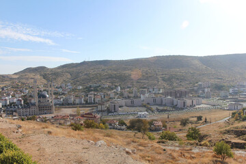 Fototapeta premium citiscape view of modern Kayasehir from the Rock Town