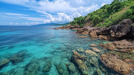 The stunning coral reefs at Koh Larn, a small island near Chonburi, perfect for snorkeling and diving.