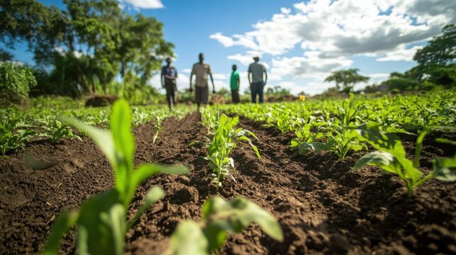 Farming in the Lush Green Countryside