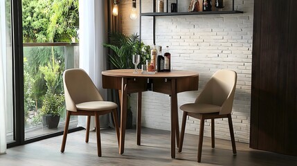 dining room with table