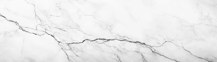 Fototapeta premium White Marble Surface with Gray Veining