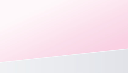 Fototapeta premium Pink background ,Sunlight Background,White Podium Platform Step,Minimal 3d Display for Summer Cosmetic Product Presentation Banner Design,Vector Scene Landscape