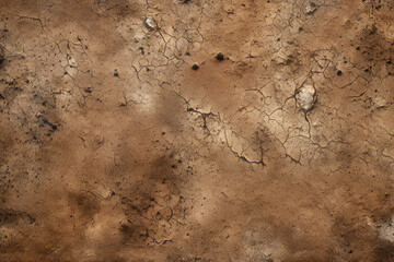 Fototapeta premium Processed collage old dry brown clay surface texture. Background for banner, backdrop or texture