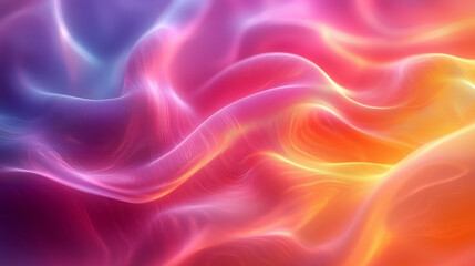 Vibrant neon swirls in a soft, abstract design, with glowing colors blending seamlessly in the background. A perfect representation of modern, dynamic, and cinematic abstract art.