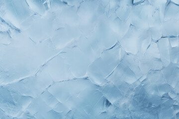 Obraz premium Processed collage of thick layer of cracked ice texture. Background for banner, backdrop or texture