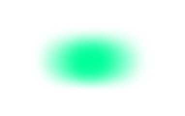 Green round gradient overlay transparent background