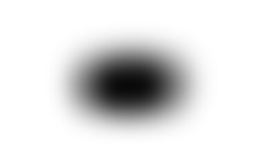 Black round gradient transparent