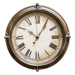 antique pocket watch on transparent background png