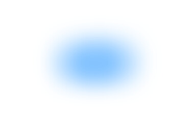 Blue round gradient overlay transparent background