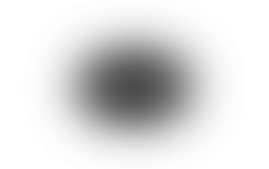 Black round gradient transparent