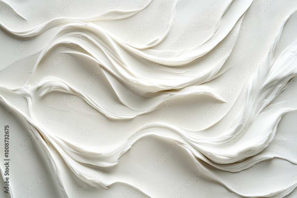 Poster white abstract background with swirly lines. perfect for adding a clean and modern feel to your desi