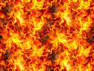 Vibrant Abstract Flame Seamless Pattern for Backgrounds, Textiles, and Creative Design Projects