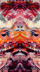 Abstract background wallpaper. Ethnic pattern. Mixtures of oil paint. Trendy hand painting canvas. Wall decor and Wall art prints Idea. 3D Texture. Art object
