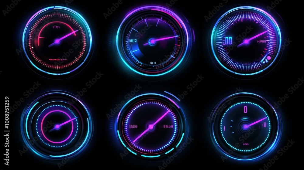 Poster digital data and stock charts. futuristic interface. hud for gaming backgrounds. looks like a futuri