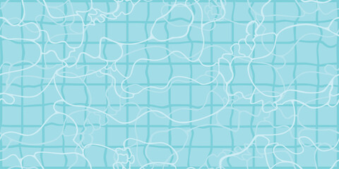 Abstract Swimming Pool Water Texture