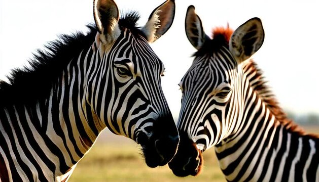 zebra close up