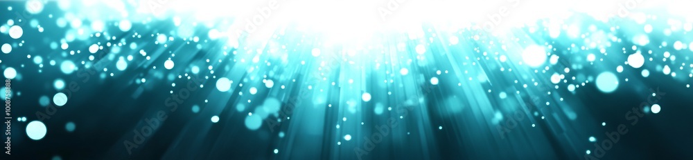 Poster the holographic circle is blue with the spot light shining in the middle. the background is transpar