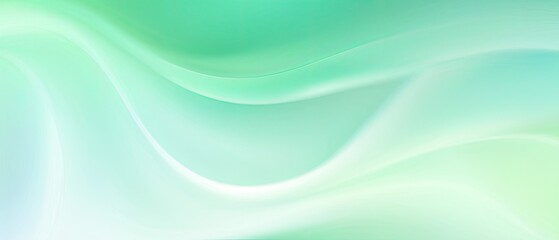Fototapeta premium Abstract Green Waves