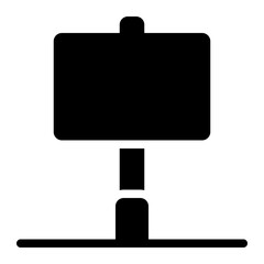 Obraz premium informant glyph icon