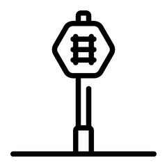 railway line icon