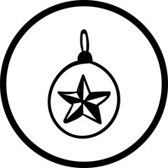 Fototapeta premium Christmas, New Year Vector Icon element, Isolated white background