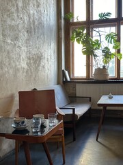 Inside a coffee shop