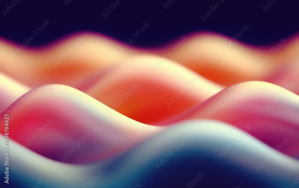 Poster abstract wave patterns create a soothing and colorful visual experience. ideal for use in modern des