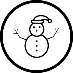 Christmas, New Year Vector Icon element, Isolated white background